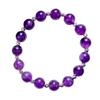 10mm Retro Natuurlijke Amethist Armband Basis Dagelijkse Armband