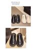 2024 Spring/Summer Women's Retro Pointed-Toe Platform Mules - Versatile, Thick-Sole Half Slippers