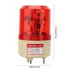 DC 12V Flash Rotary Warning Light Alarm Lamp Factory Construction Red