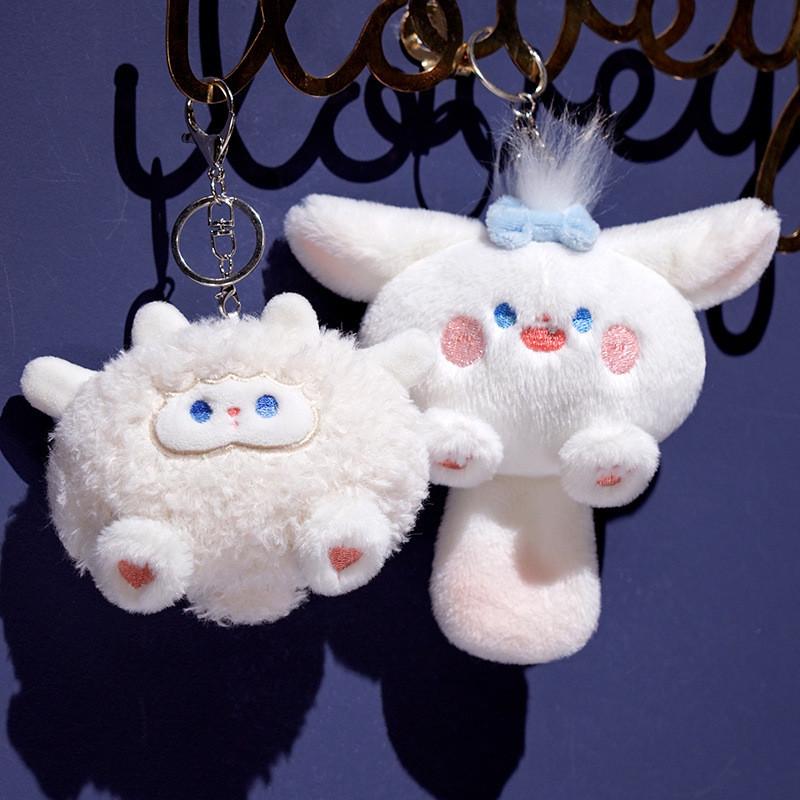 Panda Toy Plush Backpack Keychain Pendant Cartoon Animals Fill Doll Souvenir