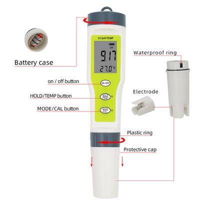 Waterproof PH Pen Meter Protable Digital PH Tester for Aquarium Pool Water Wine Urine Laboratory Automatic Calibration 30%off