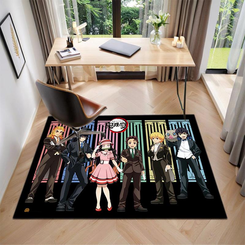 Japanese manga artist Koyoharu Gotouge's Demon Slayer carpet is suitable for living room and bedroom doormats office balcony decorative rugs H9