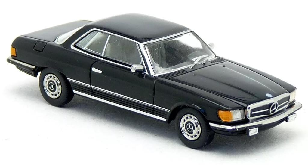PCX87 SLC 1971 Black Premium Classics Diecast Car HO Scale 1/87 Mercedes-Benz (C107)