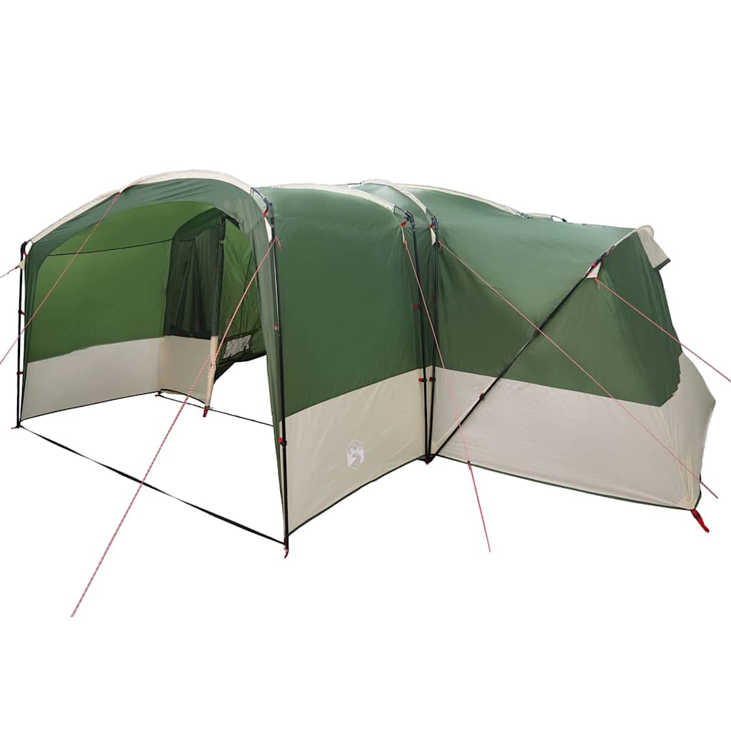 Family Tent for 12 Persons Green and White 760 x 645 x 230 cm
