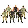 STARTIST 6-Piece American Soldier Warrior Movable Joint Figure Collection 10cm H