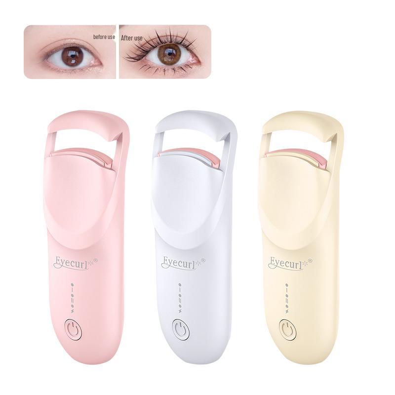 Neweyecurl Rechargeable Electric Heated Eyelash Curler for Women with Long-Lasting Wide-Angle Setting