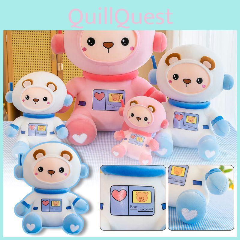 Entzückender Weltraum-Astronauten-Bär Plüschtier mit weichem und süßem Design für Kindergeburtstage