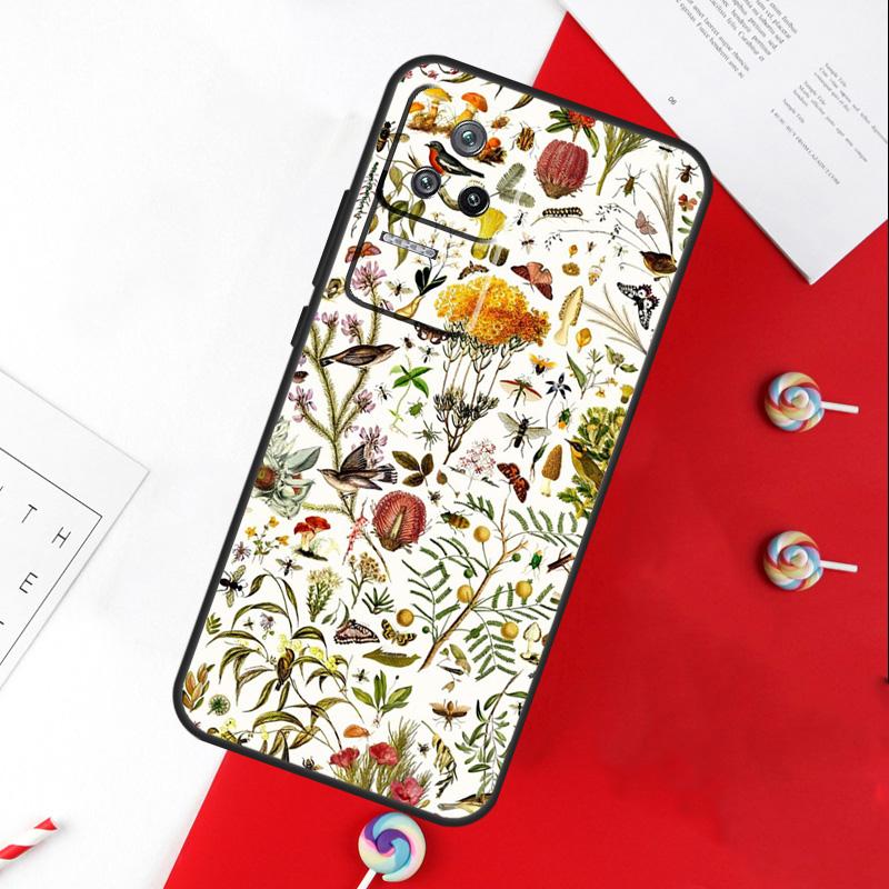 Garden Birds Cover For Xiaomi 13T 11T 12T 14T Pro 13 14 15 Ultra POCO X7 Pro X3 X5 X6 F5 F6 M6 Pro Case
