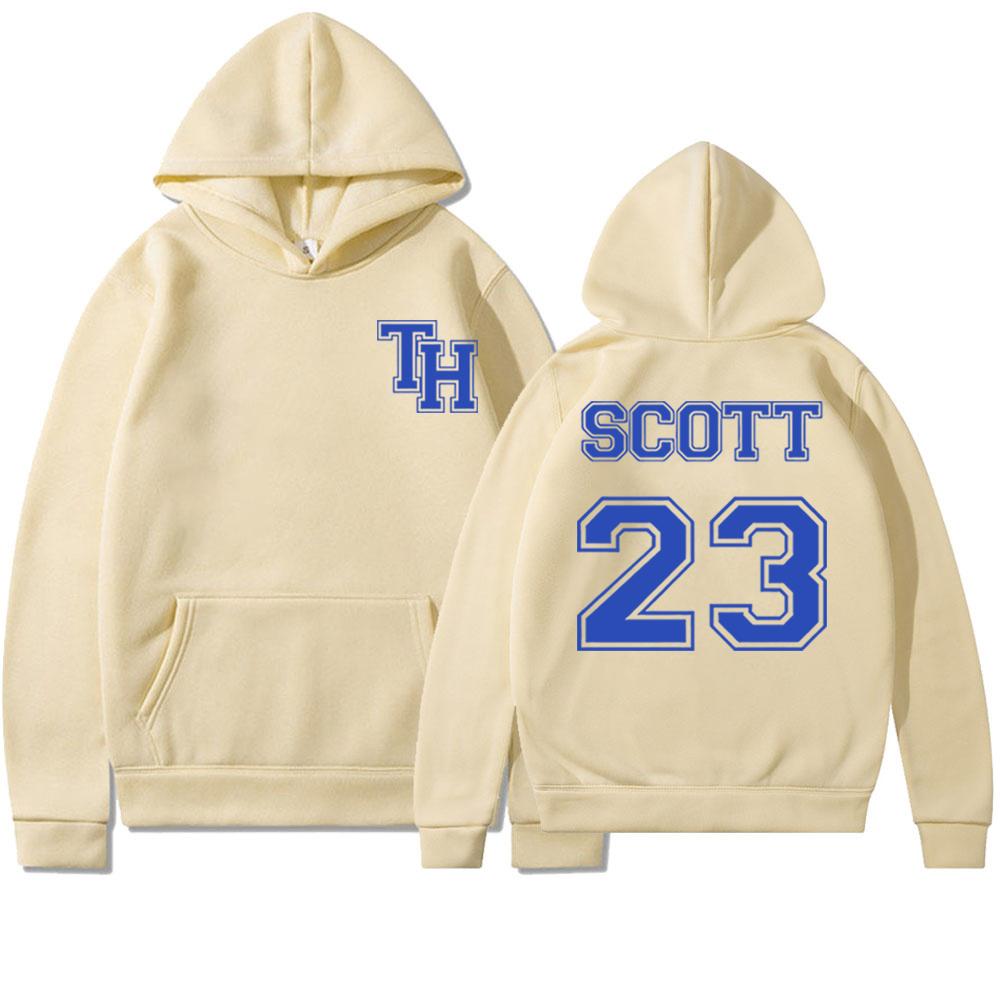 Felpa con cappuccio One Tree Hill Maglietta TREE HILL RAVENS Stampa su 2 lati Felpa Nathan Scott 23 Felpe con cappuccio trendy a tre colori del Nord Carolina