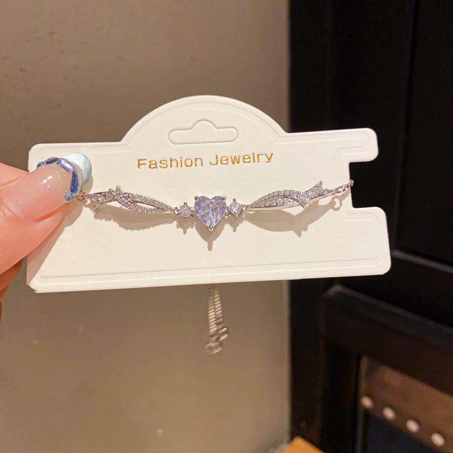 Herzförmiges Schmuckarmband Handgefertigt Kupfer Elegantes Geschenk Für Frauen Sommer