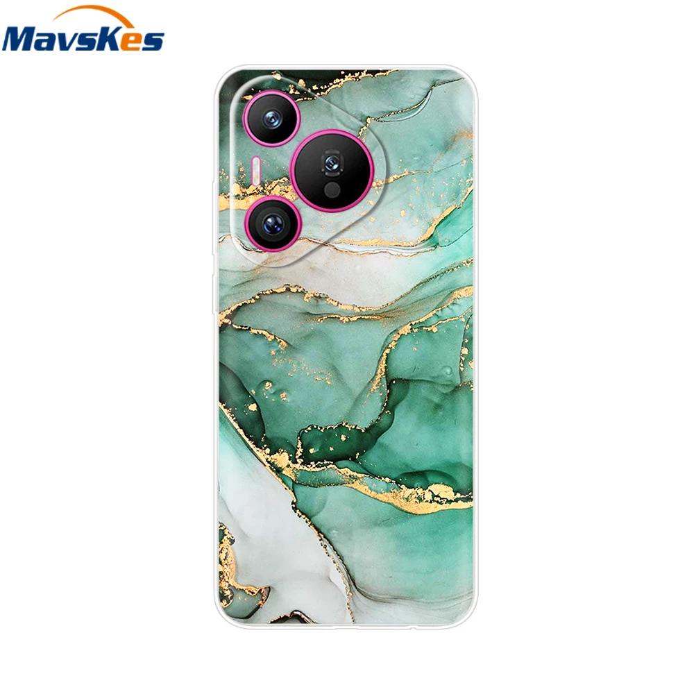 For Huawei Pura 70 Pro Case Pura 70 Clear Back Cover Pretty Girl Bumper Soft TPU Funda For Huawei Pura 70 Pro+ Pura70 Ultra Capa