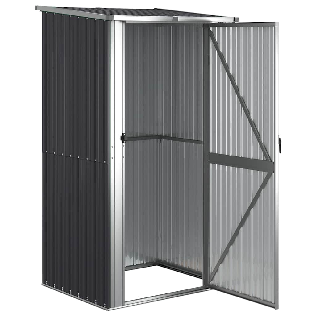 Vidaxl Szopa Ogrodowa, Antracyt, 118,5X97X209,5 Cm, Stal Galwanizowana