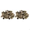 40Pcs Metal Bell Drawstring Rope End Cord Stopper String