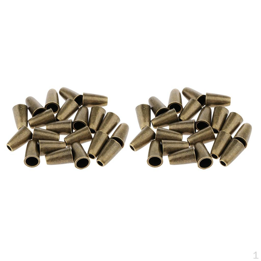 

40 шт. Металлический колокольчик, концы шнурков, стопор для шнура