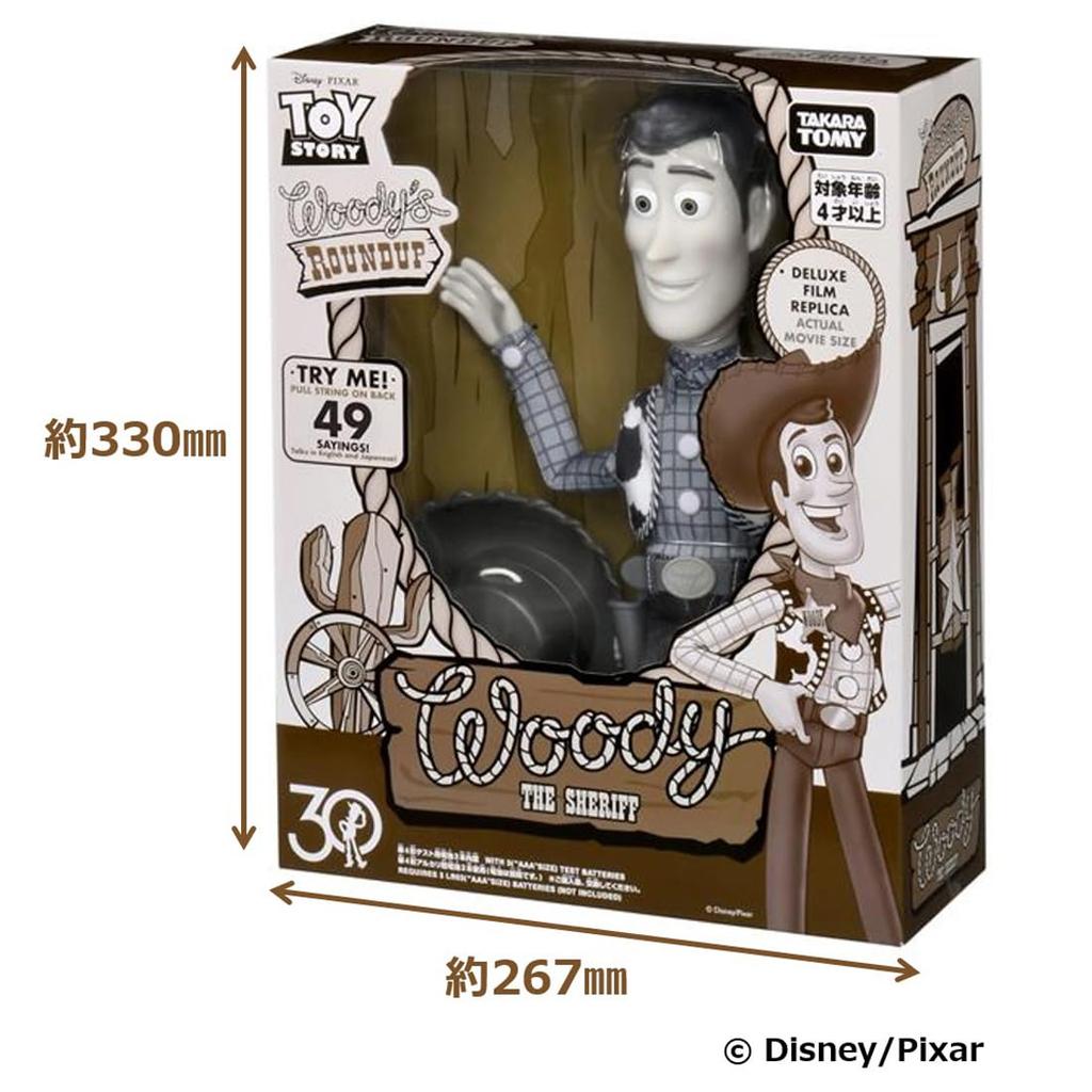 TAKARA TOMY Toy Story 30th Anniversary Talking Figure Woody Life-Size Woody's Round-Up Ver.
