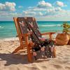 1Pc Reindeer Christmas Theme Beach Towel Quick Dry Multiuse For Beach Pool Gym Yoga Home Travel Christmas Halloween Xmas Gift S1192