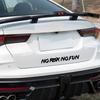 Premium Auto-Buchstaben-Aufkleber für die Außenansicht des Autos Schnelle Montage Abnehmbar Kein Risiko Kein Spaß Aufkleber