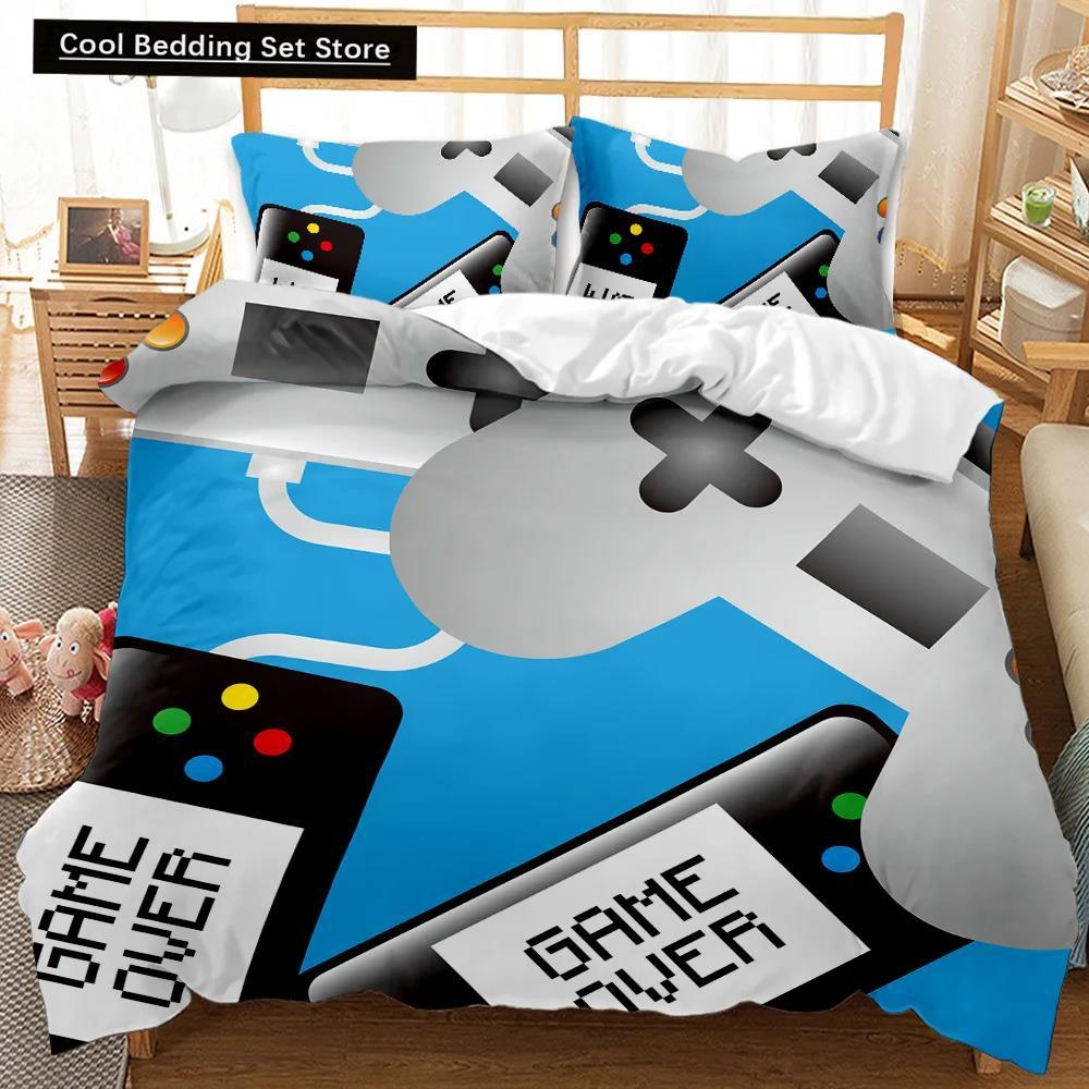 

Комплект пододеяльника для геймера Игровые кнопки действия Игровой консоли Покрывало для одеяла Девочки Мальчики Подростки Взрослые Видео геймпад Полиэстер Покрывало для квилта EU single(135x200cm)
