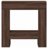 Cadre de cheminée chêne marron 81x18x82 cm bois d ingénierie