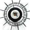 Modern Crystal Flush Mount Ceiling Light with Clear Prisms, 20W E27 Hallway Chandelier for Indoor Lighting