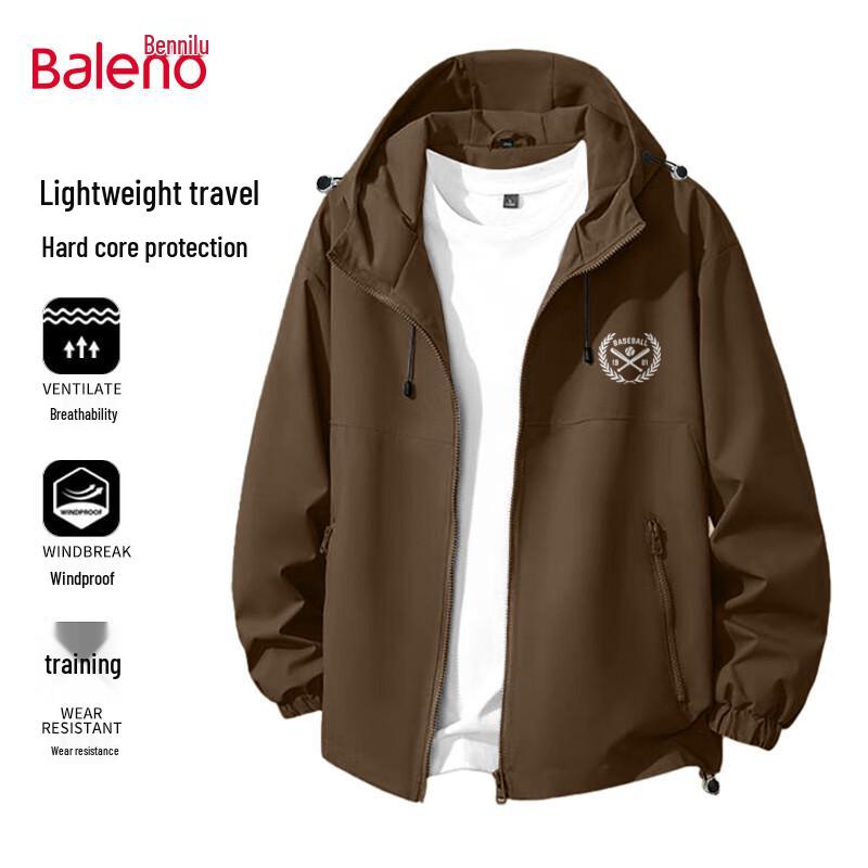 

Baleno Men s Hooded Casual Jacket 5XL
