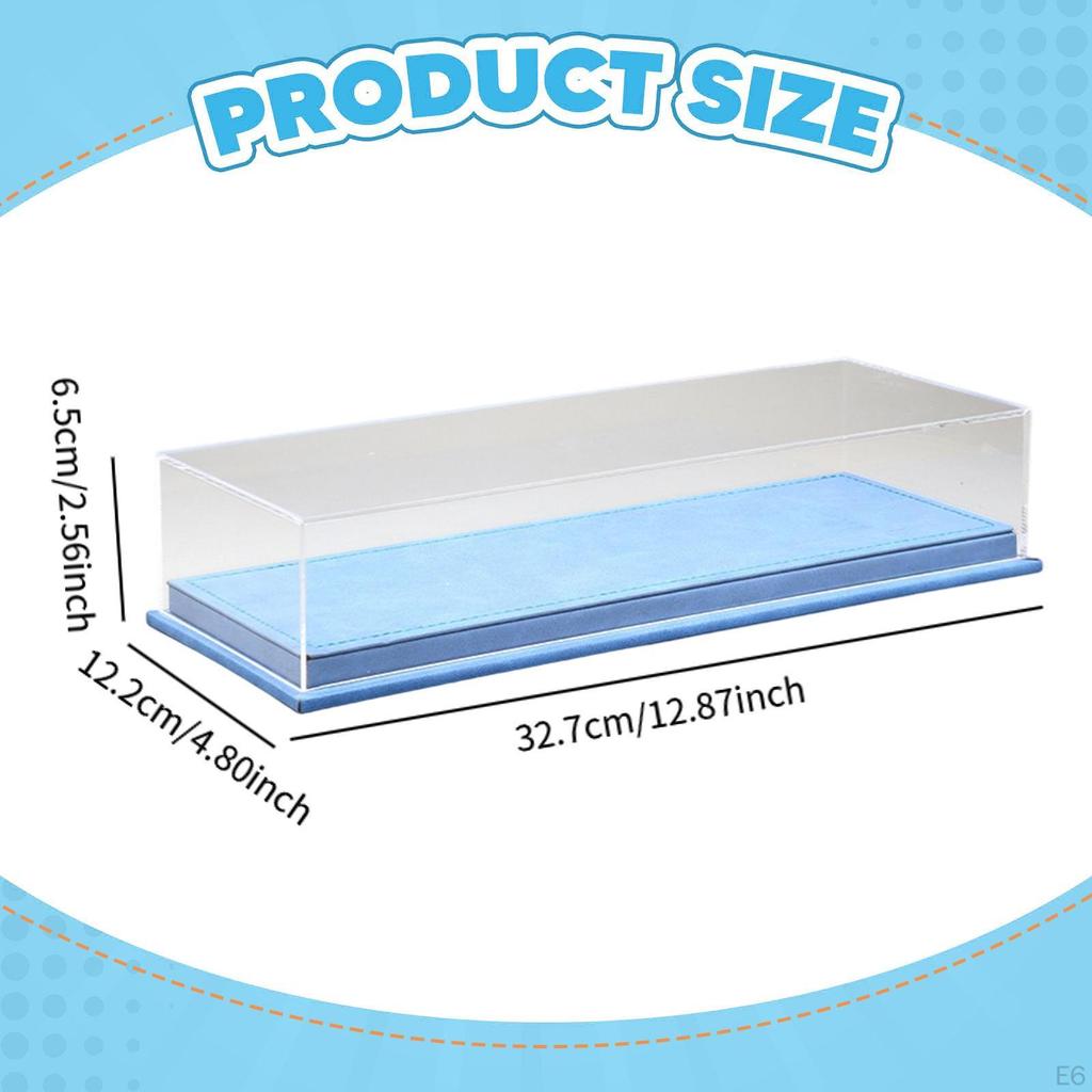 1/64 Model Car Display Case Diecast Storage Desktop Dustproof Organizer