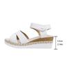 Women's Sandals Peep Toe Wedges Heels Sandals 2025 Summer Shoes Woman Low Platform Sandalias Mujer Non-slip Hemp Heeled Shoes