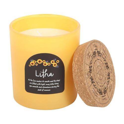 Something Different Wheel Of The Year Wildflower Litha Candle & Holder Set