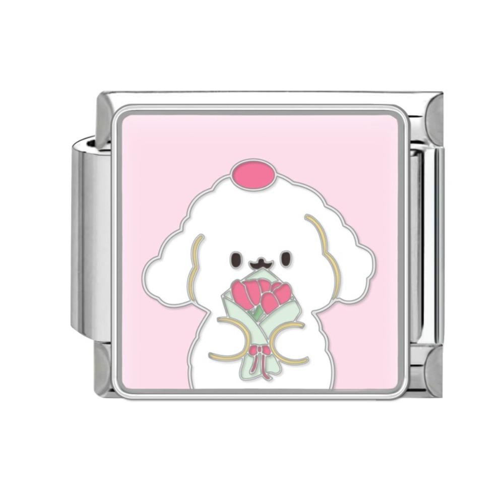 Cute Animal Series Charm Italian Links Fit 9mm Bracelet Stainless Steel Charm Bracelet Link Colorful Module Bracelet Accessories