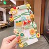14-Piece Korean Style Cartoon Fruit Hair Clip Set for Kids
