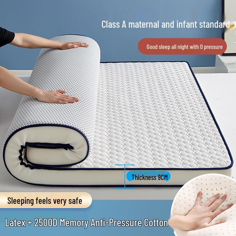 Class A Memory Foam Mattress Pad - Latex, Thickened, Single, for Home or Dorm