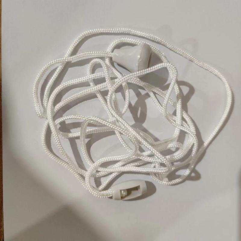 10Pcs Nylon Bathroom Light Pull Cord String Replacement Ceiling Switches Pull Cord with Connector Pull Chain Easy To Use
