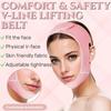 V-shaped lifting mask, chin strap for sleep, women's V-shaped lifting mask, facial slimming exerciser, pink (1 piece)