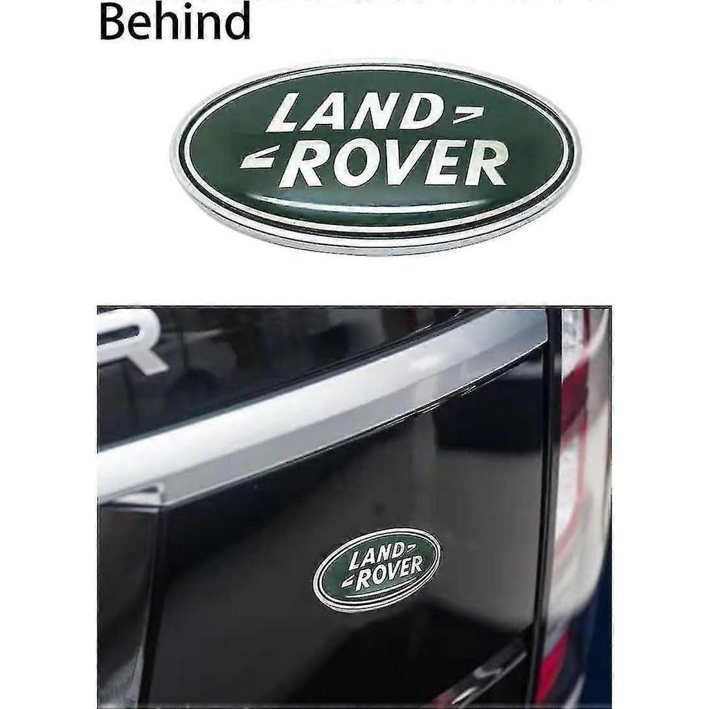 2 adet Land Rover Izgara Rozeti Bagaj Kapağı Oval Rozet Etiketi Uyar, Land Rover Range Rover Rozet İsimliği Uyar (koyu yeşil)