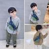 Kids Dinosaur Waist & Crossbody Bag: Outdoor Small Backpack & Coin Purse for Boys and Girls