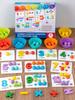 Wooden Digital Operation Clip Bead Matching Game Children Early Education Toy Fine Motor Training Kid Cognitive Pairing Puzzle