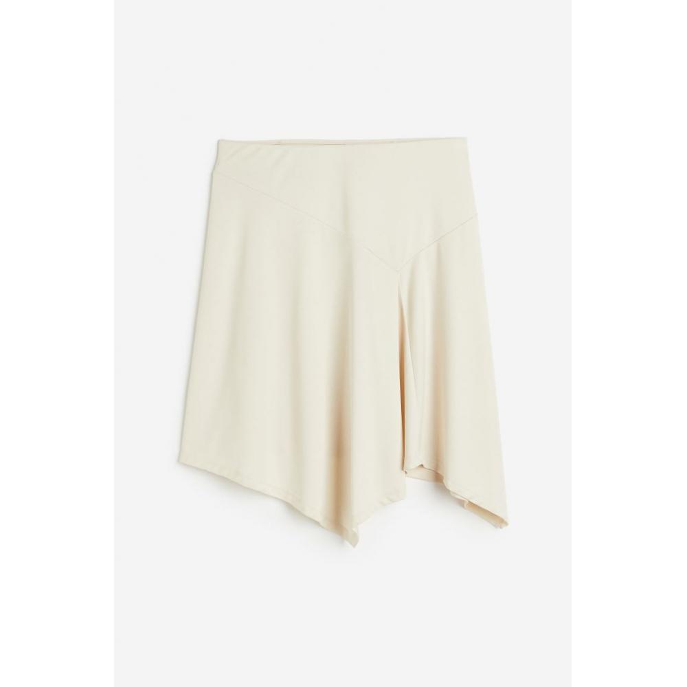 

Асимметричная юбка HM кремового цвета