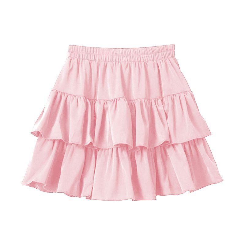 2-10 Years Kids Girls Pleated Skirt Cake Skirt
