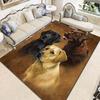 Cartoon Animal Collection Wolf Eagle Cat Dog Dragon Peacock Flannel Carpet Living Room Bedroom Decoration Anti slip Bathroom rug