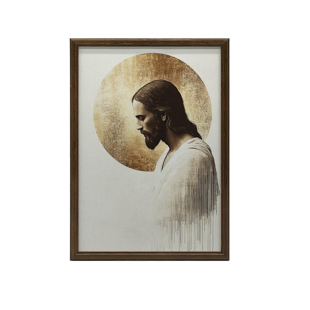 Divine Simplicity Divine Simplicity, 50X70 Cm, Black Aluminum Frame, 230 Gsm Matte Paper