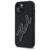 Karl Lagerfeld Klhcp15S3Drksdlk Iphone   15 6.1 Czarny/Black Hardcase 3D Rubber Signature