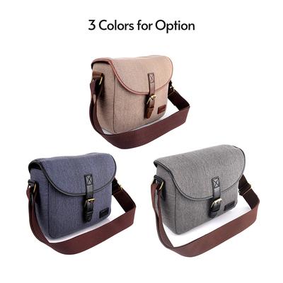 Sac pour appareil photo SLR/DSLR, sac pour Gadget, élégant, rétro, sac de transport à bandoulière, accessoire de photographie, étui pour équipement