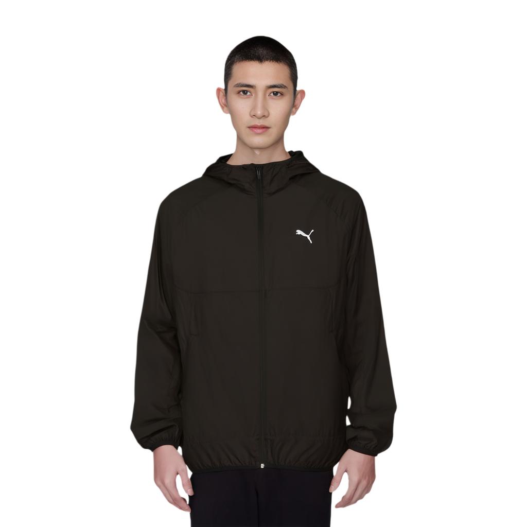 Puma Logo Woven Versatile Sports Jacket Men Jackets Black 687554-01