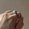 Stylish Muyu Sturdy Alloy Rings Versatile and Adjustable Jewelry Accessory Portable for Women Everyday Casual Wear