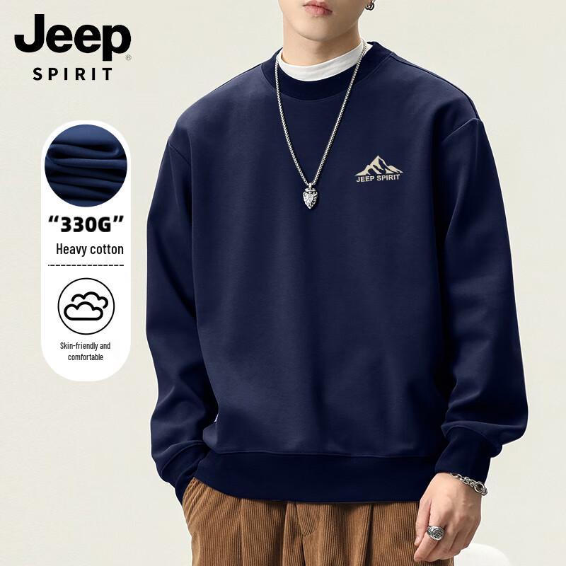 

JEEP SPIRIT Men s Casual Crew Neck Graphic Sweatshirt 3XL