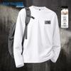Jeanswest Men's American Retro Heavyweight Cotton Long Sleeve Tee