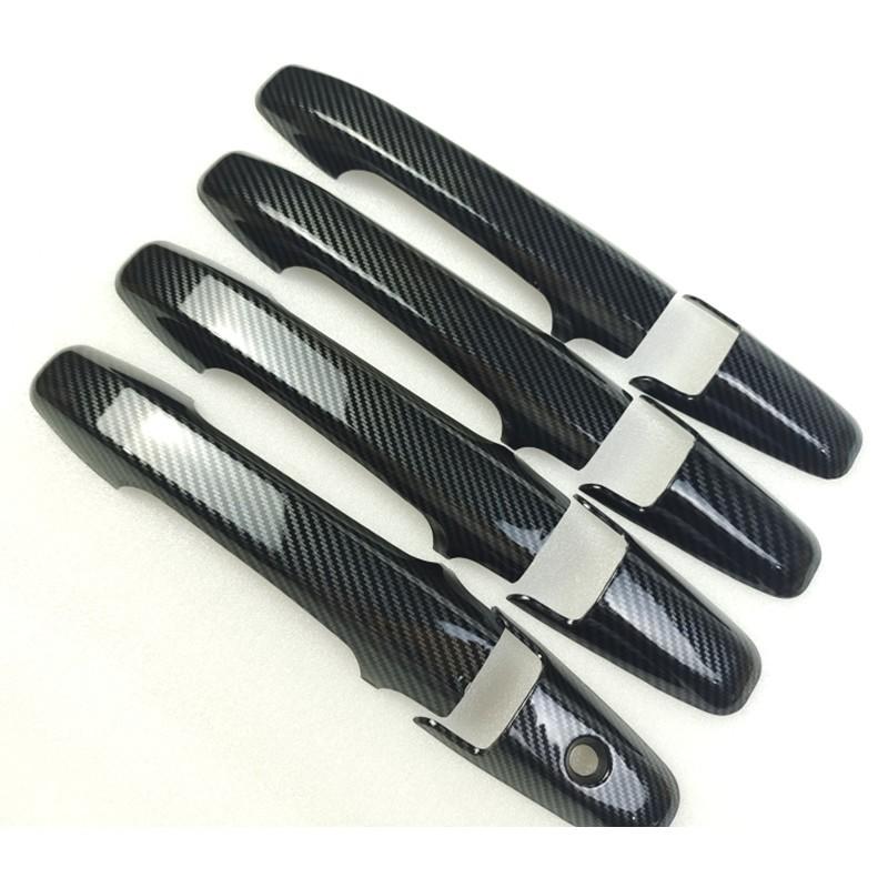 Kohlefaser-Stil Außen Türgriff Abdeckung Zierleiste für Honda Civic 2006-2011 Außen Haltegriff Rahmen Hülle Aufkleber Auto-Styling