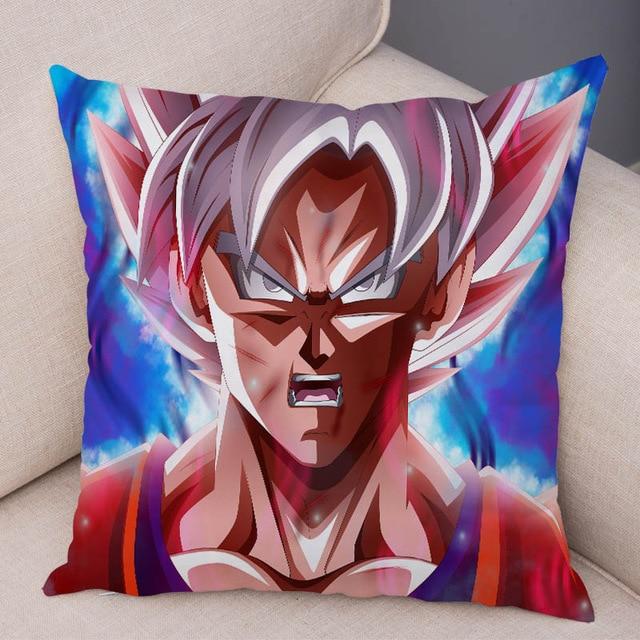 Dragon Ball Z Cushion Cover for Sofa Home Super Saiyan Pillow Case Decor  Cartoon Japan Anime Super Soft Short Plush Pillowcase