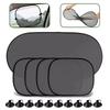 2Pcs Auto Universal Sun Shade Window Reflector Windscreen Car Sunshade Covers Windshield Folding