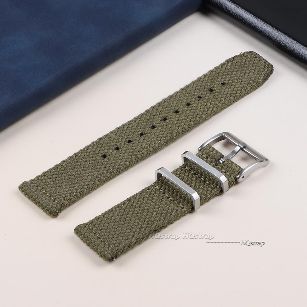 

Universal Nylon Watch Strap Quick Release Canvas Watchband 20mm 22mm Soft Sport Bracelet Men Women Black Replacement Wristbelt 20mm